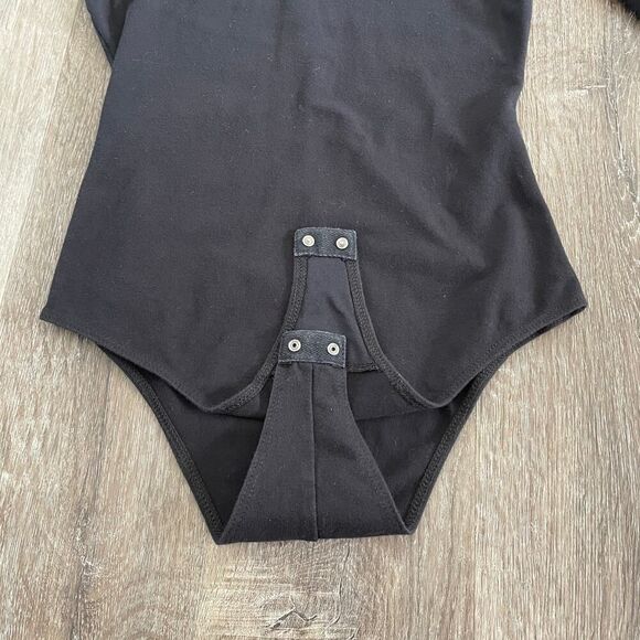 Reformation Jeans Turtleneck Bodysuit in Black - Size: XS - Picture 6 of 6